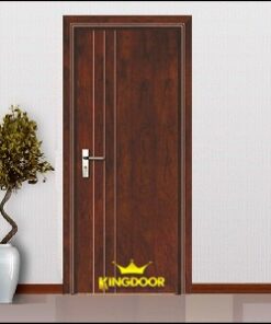 Cửa gỗ công nghiệp MDF phủ veneer KD.R4GL3