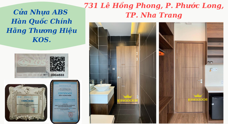 Giá cửa nhựa ABS tại Diên Khánh - Khánh Hòa.